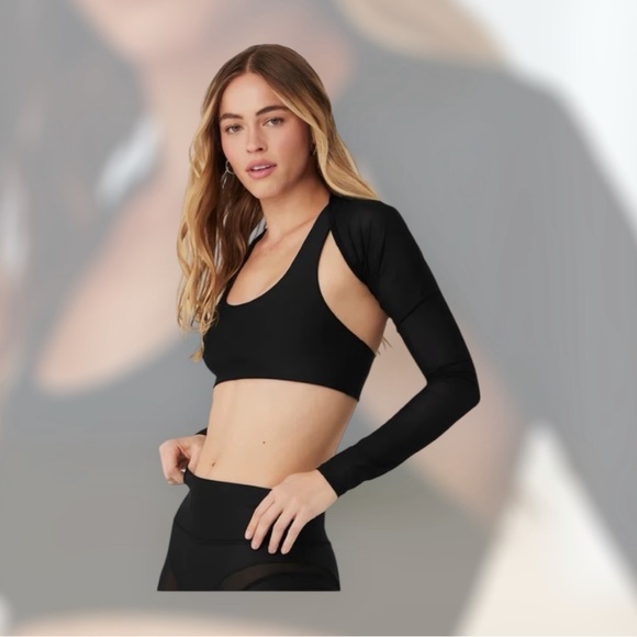 ALO Yoga Tops - Alo Yoga Mesh Heatwave
Black